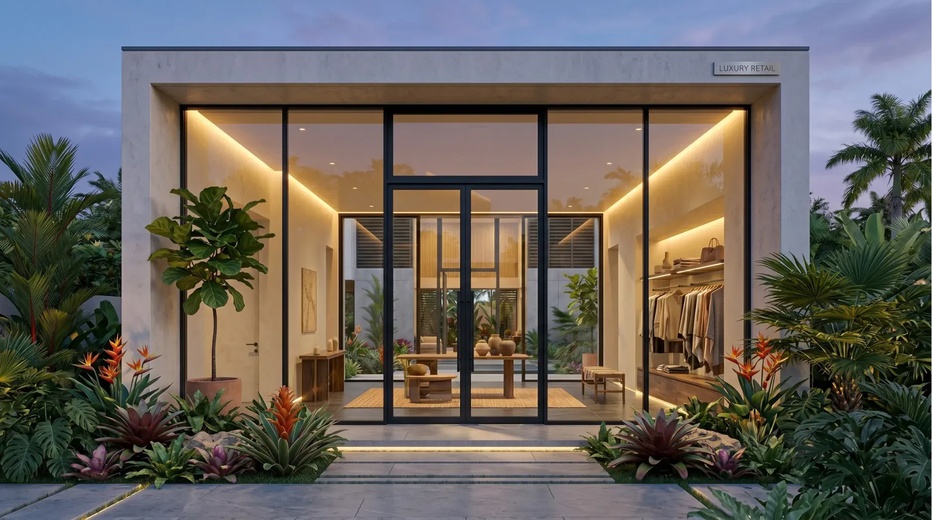 Sistem pintu kaca shopfront aluminium untuk halaman produk Glass Shopfront Doors